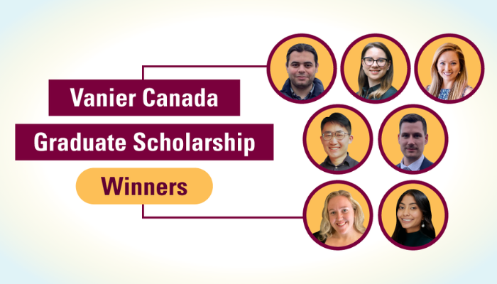 Vanier Canada Graduate Scholarship Winners